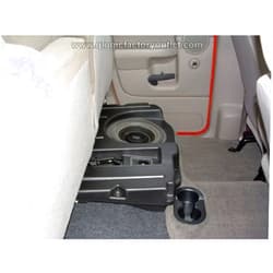 Q-Customs DODGE DQC110D RAM QUAD CAB Q-Logic Custom Subwoofer Enclosure UNLOADED for 1-10-Inch Sub Q-Customs