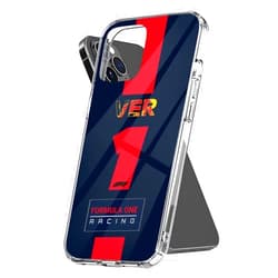 HUUDAT Phone Case F1 Cover Verstappen Shockproof #1 TPU Perez Protect 11 Accessories Max Compatible with iPhone 15 14 Pro Max 13 12 11 X Xs Xr 8 7 6 6s Mini Plus Transparent