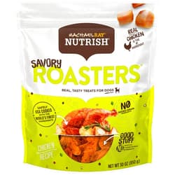 Nutrish Rachael Ray Nutrish Savory Roasters Real Meat Dog Treats, Roasted Chicken Recipe, 30 oz. Bag (Pack of )