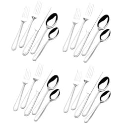 Gourmet Basics by Mikasa Mikasa Gourmet Basics Westfield Stainless 20pc. Flatware Set (Service for Four)