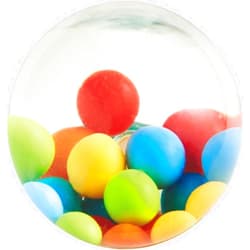 HABA Kullerbu Effect Ball - Plastic Ball with Colorful Balls Inside for use with or Without The Kullerbu Track System - Ages 2+
