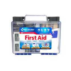 First Aid Only 91248 OSHA-Compliant First Aid Kit, All-Purpose 50-Person Emergency First Aid Kit for Business, Worksite, Home, and Car, 260 Pieces