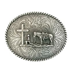 Montana Silversmiths Silver Belt Buckle