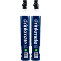 Drinkmate Threaded 60L CO2 Exchange Cabonation Cylinders, Compatible w/SodaStream (Screw-In), Aarke, Ninja Thirsti, 14.5 Oz, Cartridge Gas Canister Refill (Set of 2)