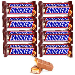 JÁCLER Snickers Single Bar Chocolate Candy, bars 24 of 1.86oz each- (24PACK)