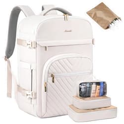 LOVEVOOK Large Travel Backpack for Women, TSA Carry on Backpack for Airplanes, 40L Personal Item Travel Bag fits 17