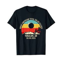 Zum2 Total Solar Eclipse Gifts Tokalon, AR Arkansas Total Solar Eclipse 2024 T-Shirt