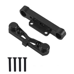 Share Goo ShareGoo Rear Lower Suspension Mount Fixing Arm Compatible with Arrma Kraton Typhon Senton Talion 1/8 RC Car Upgrade Parts (Black)