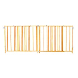 Toddleroo by North States - Extra-Wide Swing Wooden Baby Gate: Extra Wide Baby Gate for Large Openings - Adjustable 60 to 103 Inches Wide - 27 Inches Tall