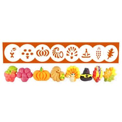 Impress! cookie press disks Thanksgiving 8 Disk Set for Cookie Presses