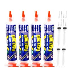 BEEYUIHF No-Clean Soldering Flux Paste, flux for Soldering, Electronics Solder Paste Flux for PCB/IC/BGA/SMD/SMT/LED Repairing #9530-10cc (4 Pack)