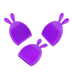 Holinduk Deluxe Baby Bath Brush 3-Set | Skin-Invigorating Silicone Scrubbers | Multi-Functional Exfoliator for Baby Eczema & Dry Skin Care