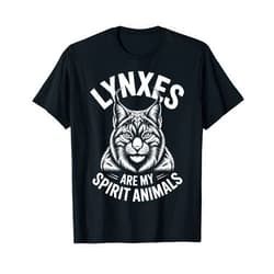 Cool Lynxes Funny Lynx Design Lynxes Spirit Animals Funny Lynx T-Shirt