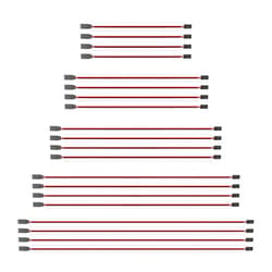 Abvsdu Servo Extension Cable,20 PCS 3-Pin Servo Extension Cable ,Wire Cord Female to Male Rc Servo Extension Cord Wire Connectors for Servo Extension Connection Control Board Remote Control Parts(5 Sizes)