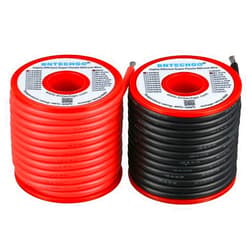 BNTECHGO 12 Gauge Silicone wire spool red and black each 25ft Flexible 12 AWG Stranded Tinned Copper Wire