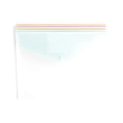 Smead Poly Document Holders, Snap Closure, Side Load, Letter Size, Pastel Colors, 6 per Pack (89688)