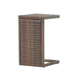 Christopher Knight Home CKH C-Shaped PE Accent Table, Multibrown