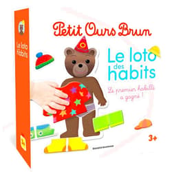 Danièle Bour Jeu Petit Ours Brun - Le loto des habits - Dès 3 ans