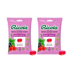 Ricola Berry Medley Box | Cough Suppressant Throat Drops | Naturally Soothing Long-Lasting Relief - 19 Count (Pack of 2)