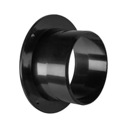 POWERTEC 70126 Inlet Flange, 4 Inch OD Dust Collection Ducting Connector