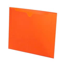 Ecom Folders Orange 11pt Standard Duty Dental File Folder, Letter Size, 50 Count