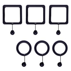 UAIAGM Fish Feeding Ring, Automatic Aquarium Accessory, Prevents Uneaten Food, Ideal for Busy Owners, Made from Durable Materials, Easy to Install and Adjust