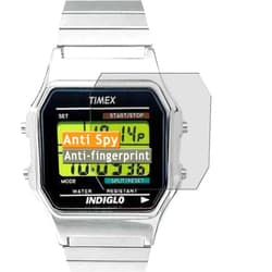 Compatible with Classic Digital TIMEX 80 T78587 T78677 TW2U84000 Vaxson Privacy Screen Protector, compatible with Classic Digital TIMEX 80 T78587 T78677 TW2U84000 Anti Spy Film Protectors Sticker [ Not Tempered Glass ]
