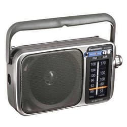 Panasonic Rf-2400D Am/FM Radio, Silver/Grey