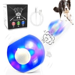 Kykake Interactive Dog Toys Dog Ball,Automatic Moving Rotating Dog Ball,Newly Upgraded Durable Motion Activated Automatic Rolling Ball Toys for/Small/Medium Dogs,USB Rechargeable