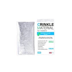 HYAKdesigns™ Crinkle Paper Plastic Film | 1 Sq Yard - Commercial Grade Crinkle - Add Texture & Noise to Toys | Noise Making Crinkle Crinkle Paper, Crinkle Paper for Baby Toys, Crinkle Sound for Toys