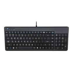 Perixx PERIBOARD-220 Wired USB Keyboard - Compact Size - 398x145x30 mm - US English Layout (11502)
