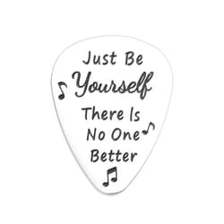 Melix Home Guitar Pick Inspirational Gifts For Music Lover Fans Girls Boys Stainless Steel Guitar Picks