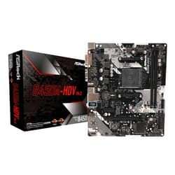 ASRock B450M-HDV R4.0 AM4 AMD Promontory B450 SATA 6Gb/s Micro ATX AMD Motherboard