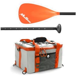 MoiShow SUP Paddle - Adjustable 3 Pieces Stand Up Paddle Board Paddle, Paddle Board Cooler, Paddleboard Cooler