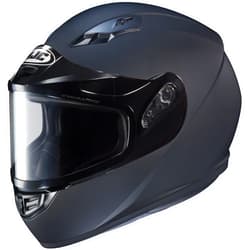 HJC Helmets CS-R3 Solid Snow Helmet with Electric Shield (Matte Black, Medium) XF-10