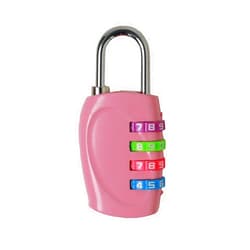 GotGala Combination Lock Resettable 4 Digit Padlock Outdoor Waterproof Combo Lock for School Gym Locker Fence Gate Hasp Cabinet Toolbox Cases (Multi-Ⅱ)