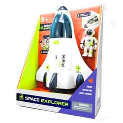 BLOONSY Space Shuttle Toy | Rocket Ship with Astronaut | Space toys for kids 3 5