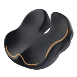 ProtoArc Seat Cushion for Tailbone Pain Relief, Office Chair Cushion, Coccyx Cushion, Ergonomic Memory Foam Seat Cushion for Home, Car, Pressure Relief Pad for Hip, Coccyx, All Day Comfort - Black