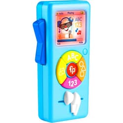 Fisher-Price Baby Learning Toy Laugh & Learn Puppy’s Music Player with Lights & Fine Motor Activities for Infants Ages 6+ Months, Blue
