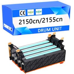 AIRLUG Compatible for Dell 2150cdn 2150cn 2130cn 2135cn 2155cdn 2155cn Printer Drum Unit, for 2150 2155 2130 2135 Imaging Drum Kit 24000 Pages 1 Set