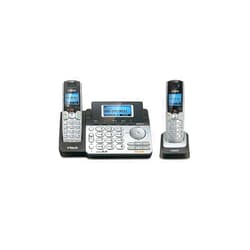VTech DS6151-2 2 Handset 2-Line Cordless Phone System for Home or Small Business with Digital Answering System & Mailbox on Each line, Silver