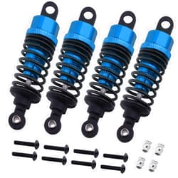 Hobbypark (4-Pack) HobbyPark Aluminum Shock Absorber Assembled Dampers 122004 Blue for Tamiya TT02 Redcat Lightning EP Drift/EPX PRO Parts Upgrades