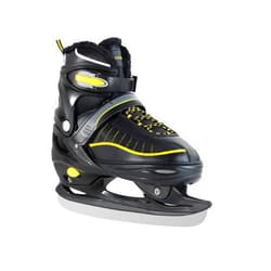CCUNSZI Ice Skates,Adjustable ice Skates for Men Women and Kids,Stainless Steel Ice Skates,Quick Lacing System & Push-Lock Buckle,Adjustable 4 Size