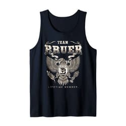Team Bruer Family Name Team Bruer Lifetime Member - Bruer Name Tank Top