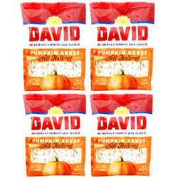 David Seeds, Pumpkin Seeds, 5-Ounce Bags (Pack of 4)