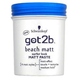 Got2B Schwarzkopf got2b Beach Matt Surfer Look Matt Paste 100ml (Pack of 2)