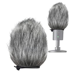 SUNMON Razer Seiren X Furry Windscreen Muff, Mic Pop Filter/Shield Wind Cover fits Razer Seiren X USB Condenser Streaming Microphone