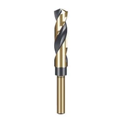 LEPEVNEY 14mm Reduced Shank Twist Drill Bit with 1/2 Inch Shank for Stainless Steel Aluminum Alloy Metal Copper Plastic Wood, Made of High Speed Steel 4341, Ideal for Drilling Steel Plate