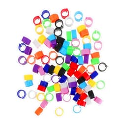 balacoo 300 Pcs Chicken Foot Rings Bird Identification Rings Pigeon Ring Budgie Food para Canarios 3mm Parakeet Supplies Parrot Toys Pigeon Leg Bands Bird Ring Tag Drumstick Around