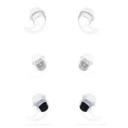 SNHTLS Replacement Earbud Tips Silicone Ear Buds Tips Eargels Compatible with Bose Qc20 Qc30 IE2 SoundSport IE3 SIE2i Headphones Earbud Cap 3 Pairs SML